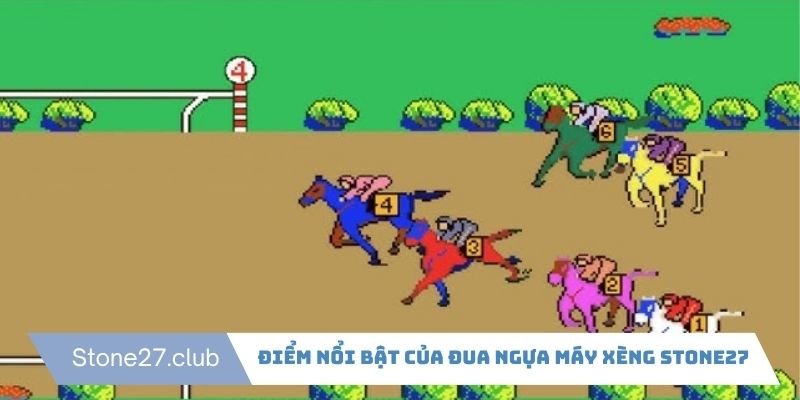 Trò chơi đua ngựa trên máy xèng có nhiều điểm thú vị